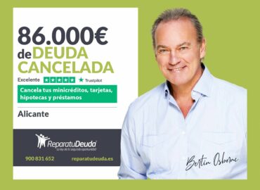 Repara tu Deuda Abogados cancela 86.000€ en Alicante (C. Valenciana) con la Ley de Segunda Oportunidad